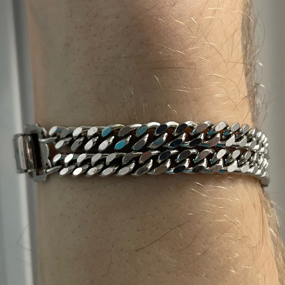 Vintage DIABETIC silver tone bracelet by Speidel USA - Picture 5 of 11